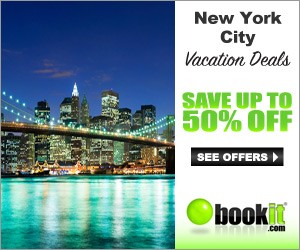 Vacation Deals and Travel Specials for New York City by BookIt.com¨