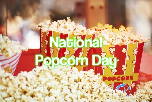 national popcorn day
