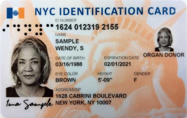 IDNYC card